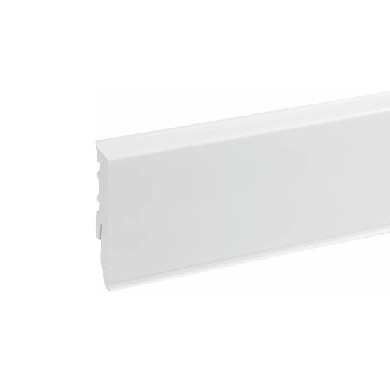 Lišta soklová PVC Cezar MASTERLINE 60 Biela (RAL 9003) 61,5x17,1x2200 mm