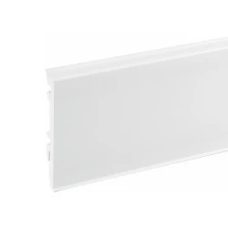 Lišta soklová PVC Cezar MASTERLINE 80 Biela (RAL 9003) 81,5x17,2x2200 mm