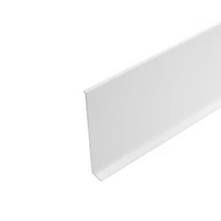 Lišta soklová Cezar LP80 Biela RAL9003 celohliníková 80x10x2500 mm