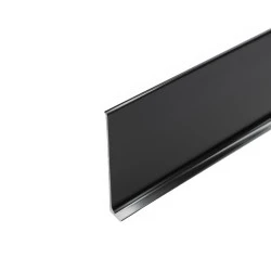 Lišta soklová Cezar LP80 Čierna RAL9005 celohliníková 80x10x2500 mm
