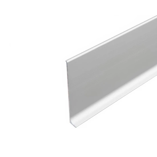 Lišta soklová Cezar LP80 Striebro C0 celohliníková 80x10x2500 mm