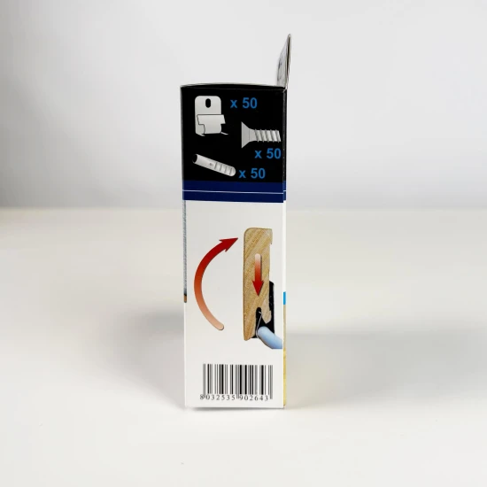 Úchyt na soklové lišty Solidstep, CLIPSTAR kovový (50 ks/bal + skrutky + hmoždinky)