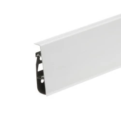 Lišta soklová PVC Cezar Hi Line PRESTIGE 75 Biela Matná (RAL 9003) 75x22x2500 mm