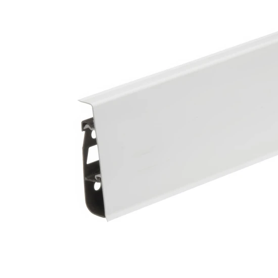 Lišta soklová PVC Cezar Hi Line PRESTIGE 75 Biela Matná (RAL 9003) 75x22x2500 mm