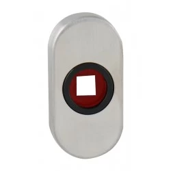 FT - Rozeta R - POD KĽUČKU - 60 x 30 mm NEM - nerez matná (F60)