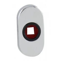 FT - Rozeta R - POD KĽUČKU - 60 x 30 mm CHL - chróm lesklý (F04)