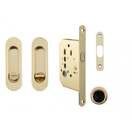 FT - Set na posuvné dvere - WC - R ZLL - zlatá lesklá (F01)