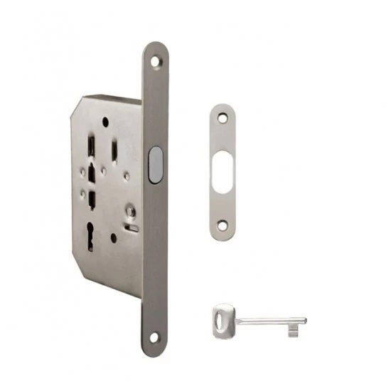 FT - Zámok na posuvné dvere 60/50 BB NIL - nikel lesklý (F28)