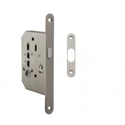 FT - Zámok na posuvné dvere 61/50 WC NIL - nikel lesklý (F28)