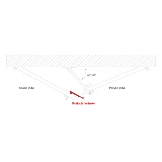 GZ - Unášacie ramienko ku koordinátoru STM - strieborná matná (EV1)