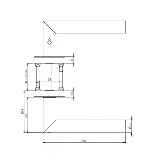 GK - LUCIA - R - S2L CIM - čierna matná (GS) s uzamykaním