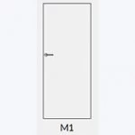 M1 - plné dvere 