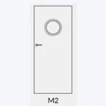 M2 - okienko MDF (čierna matná)  + 53,40€ 