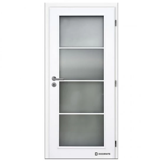 Biele Maľované Interiérové Dvere MASONITE/DOORNITE - Dakota Sklo