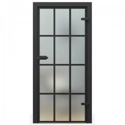 Interiérové Dvere PORTA - Glass matné sklo + maľované lišty