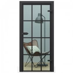 Interiérové Dvere PORTA - Glass priehľadné sklo + maľované lišty