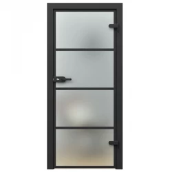Interiérové Dvere PORTA - Glass vzor 2 matné sklo + maľované lišty
