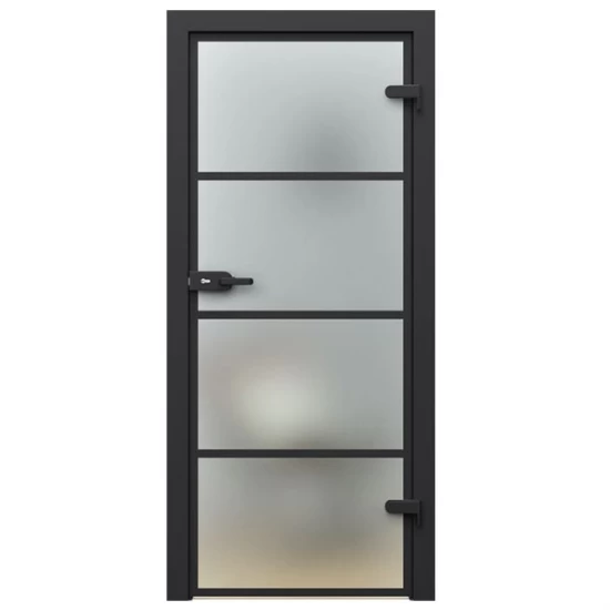 Interiérové Dvere PORTA - Glass vzor 2 matné sklo + maľované lišty