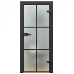 Interiérové Dvere PORTA - Glass vzor 3 matné sklo + maľované lišty