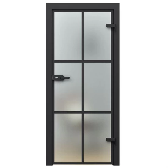 Interiérové Dvere PORTA - Glass vzor 3 matné sklo + maľované lišty