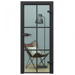 Interiérové Dvere PORTA - Glass vzor 3 priehľadné sklo + maľované lišty