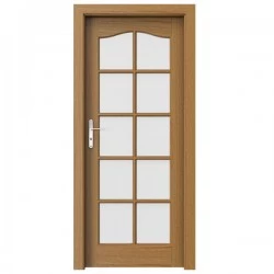 Interiérové Dvere PORTA - Madryt - Sklo (mriežka dlhá)