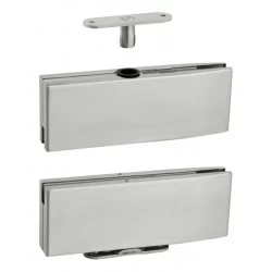 JNF - IN.81.200 Pružinový pivotový samozatvárací set s aretáciou NEM - nerez matná