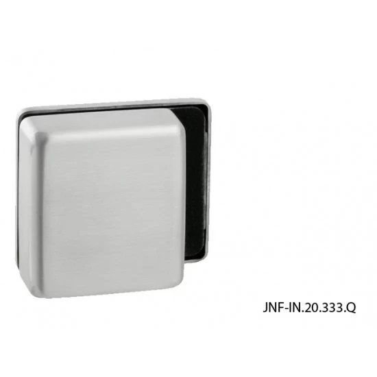 JNF - Q Kovanie na sklenené dvere NEM - nerez matná