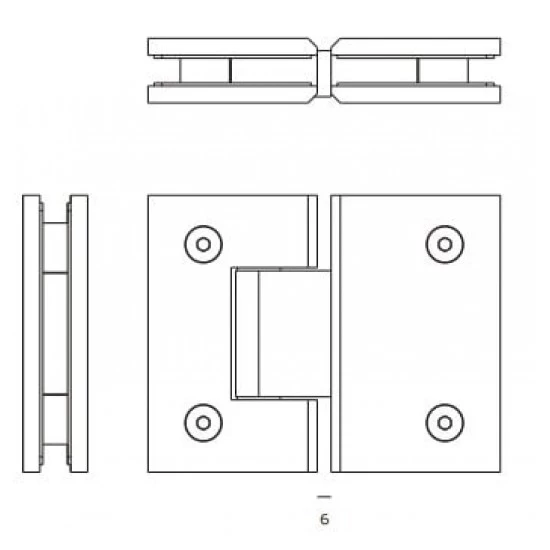 JNF - Záves na sklo IN.05.308 NEM - nerez matná JNF - Záves na sklo IN.05.308 NEM - nerez matná