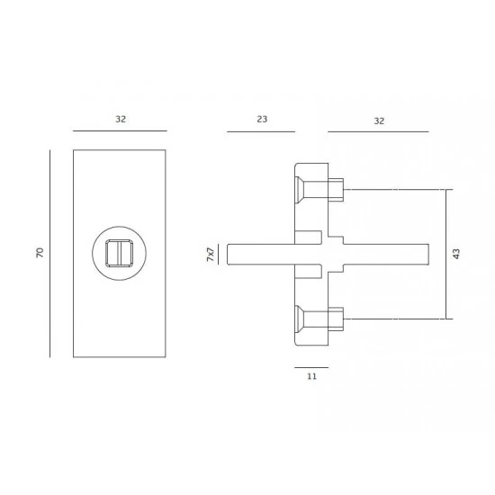 JNF - DK - FUSION 108 - HR Kľučka na eurookno NEL - nerez lesklá (P) JNF - DK - FUSION 108 - HR Kľučka na eurookno NEL - nerez lesklá (P)