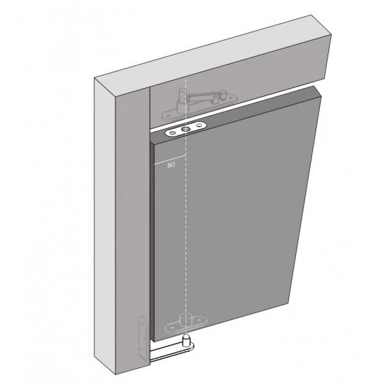 JNF - SET - HORNÝ A DOLNÝ PIVOT IN.05.195 NEM - nerez matná