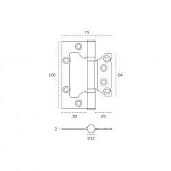 JNF - ZÁVES IN.05.030 NIM - nikel matný (NS)