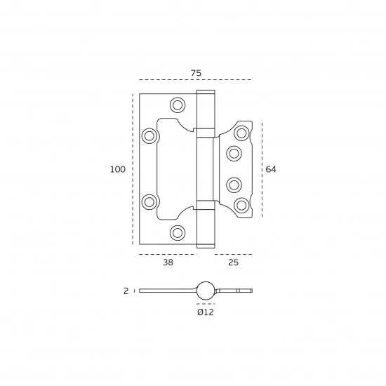 JNF - ZÁVES IN.05.030 NIM - nikel matný (NS)