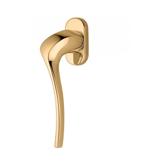 LI - DK - IBIS - 691 KĽUČKA NA EUROOKNO ZLL - zlatá lesklá - pozlátená (OZ)