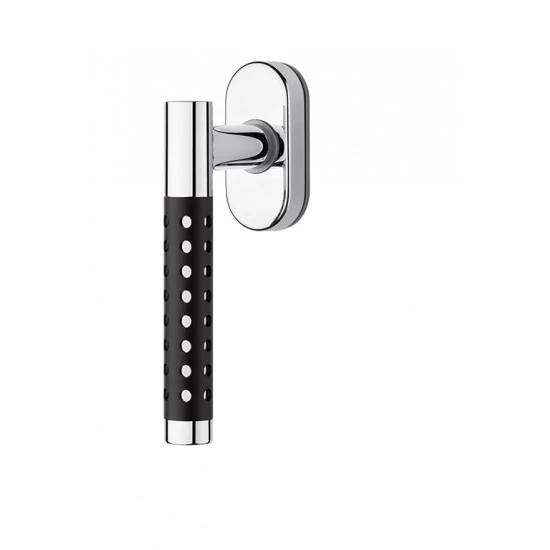 LI - DK - CAVITY - 1726 KĽUČKA NA EUROOKNO CHL/CIM - chróm lesklý/čierna matná (CE)