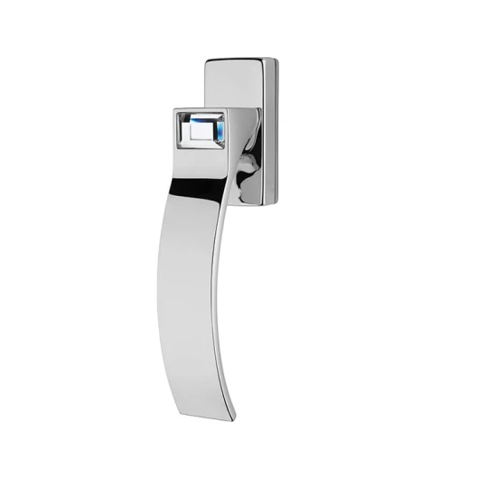 LI - DK -  ELIOS CRYSTAL 1340 KĽUČKA NA EUROOKNO CHL - chróm lesklý (CR)
