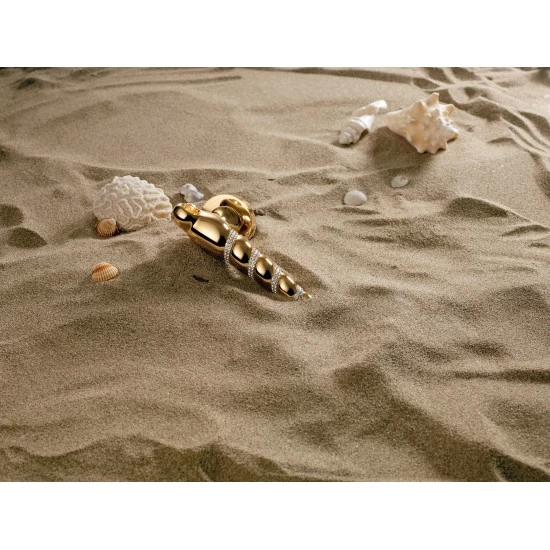 LI - SHELL MESH 694 - R 025 ZLL - zlatá lesklá - pozlátená (OZ)