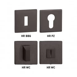 MP - HR SQ6 - Rozeta GRM - grafit matný (MSB)