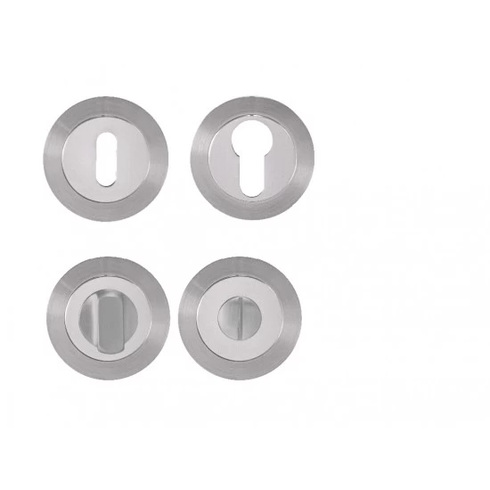 MP - ROZETY - R 3SM NEM/NEL - nerez matná/nerez lesklá