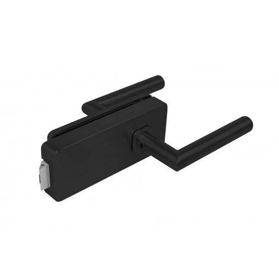 MP - UNIQUE R8 - ZÁMOK na sklo s kľučkou FAVORIT - bez otvoru zadný CIM - čierna matná