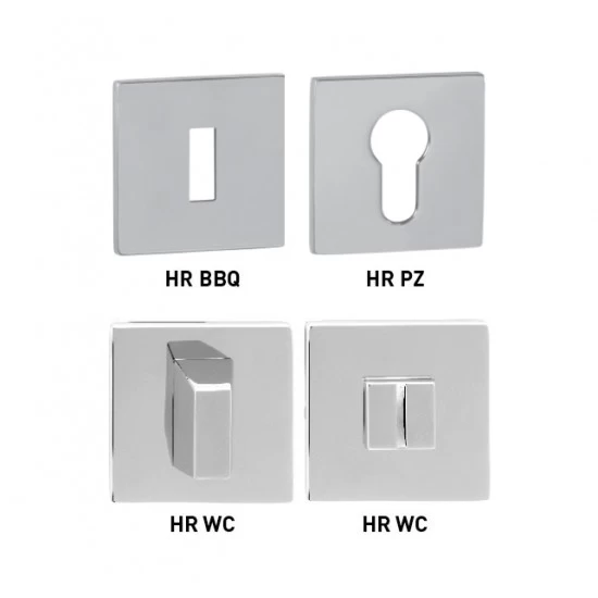 MP - HR SQ6 - Rozeta CHL - chróm lesklý (CP)