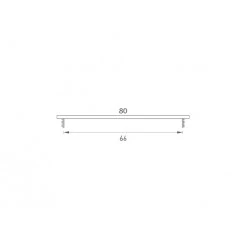 MP - Vetracia mriežka 80 x 400 mm STM - strieborná matná (F1)