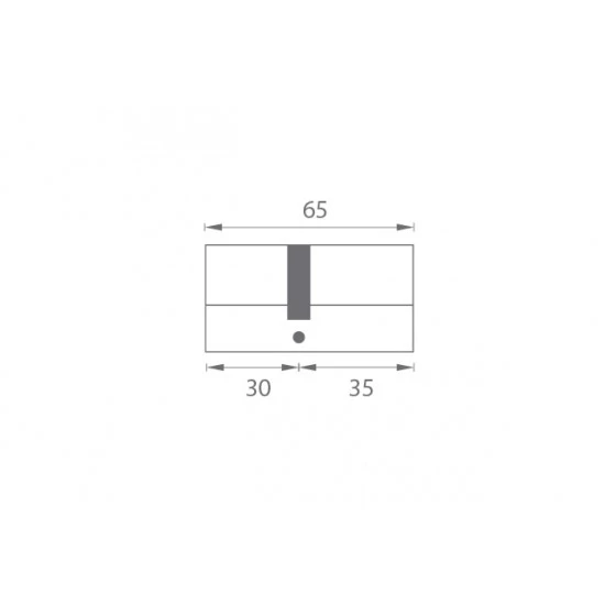 MP - Stavebná cylindrická vložka ZLL - zlatá lesklá