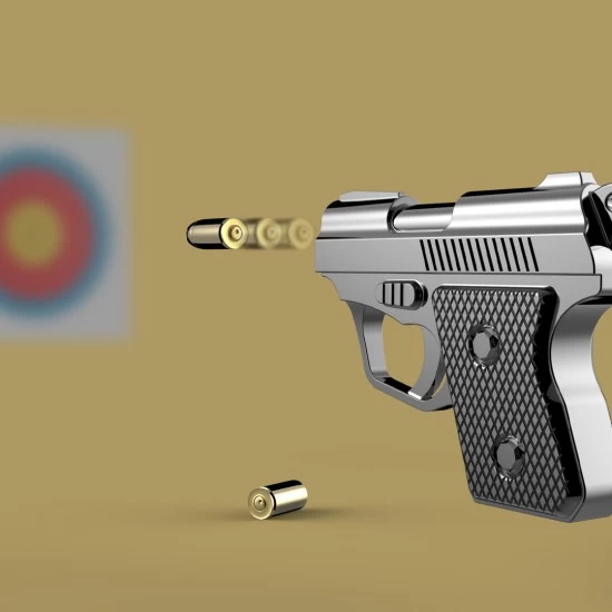 MTM - KĽÚČENKA - Pištoľ čierna 