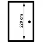 Atyp. výška - 220 cm 