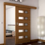 Hliníkový - s krycou lištou vo farbe dverí - (CELL/3D)  + 122,42€ 