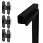 Zárubňa + 3 pánty (čierna)  + 321,03€ 