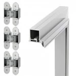 Zárubňa + 3 pánty (strieborná)  + 280,58€ 