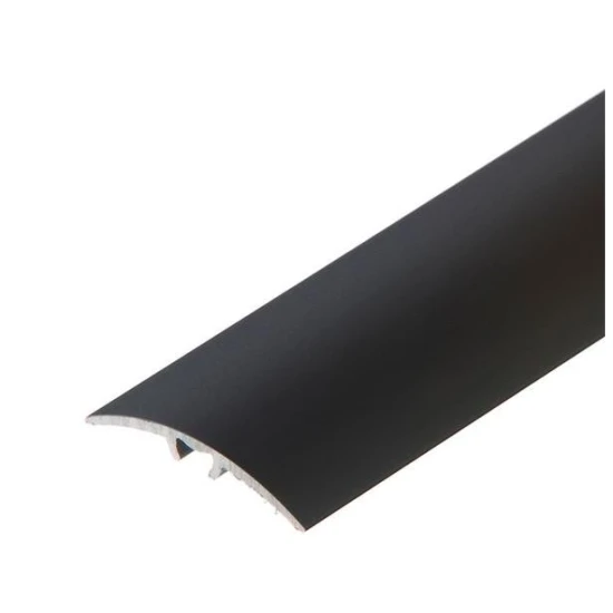 Oblý prechodový profil AL CEZAR - 37 x 5 x 930 mm - Samolepiaco-narážací - LW375w1 - Elox bronz čierny - 9340509