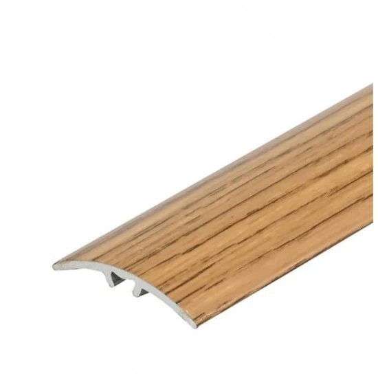 Oblý prechodový profil AL CEZAR - 37 x 5 x 930 mm - Samolepiaco-narážací - LW375w1 - Fólia Dub - 9341209
